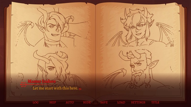 Carnet de croquis de personnages masculins fantastiques.