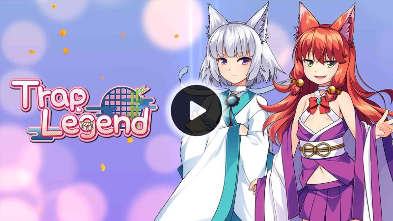 Affiche promotionnelle de Trap Legend avec deux personnages illustrés.