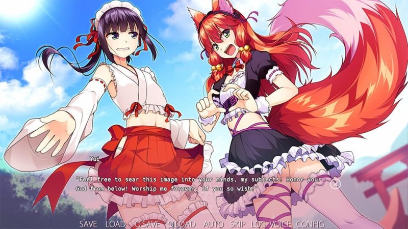 Deux personnages fantastiques du sanctuaire dans une illustration promotionnelle.